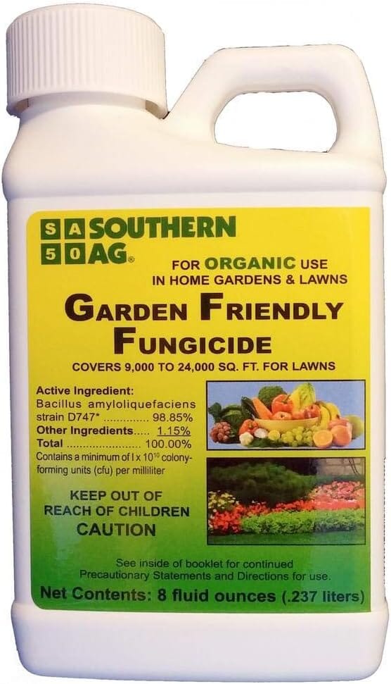 Garden Friendly Fungicide, for Organic Gardening - 8 oz. Bottle